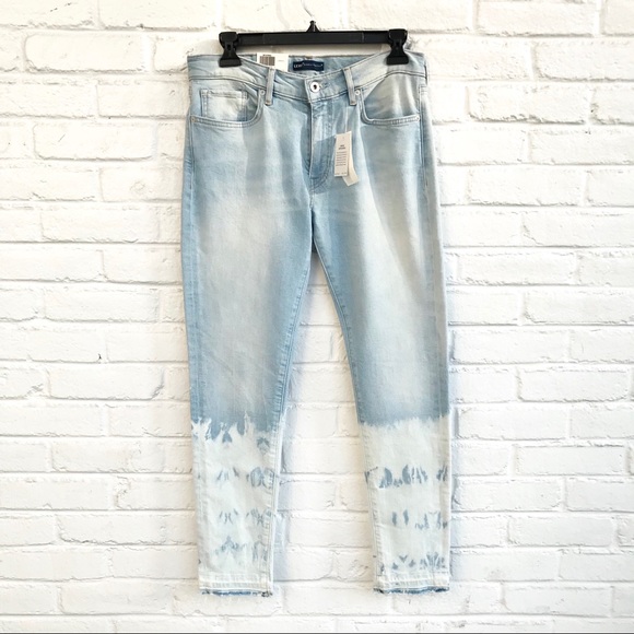 Levi’s Raw Hem Jeans Light Wash Skinny Distressed - Picture 3 of 8